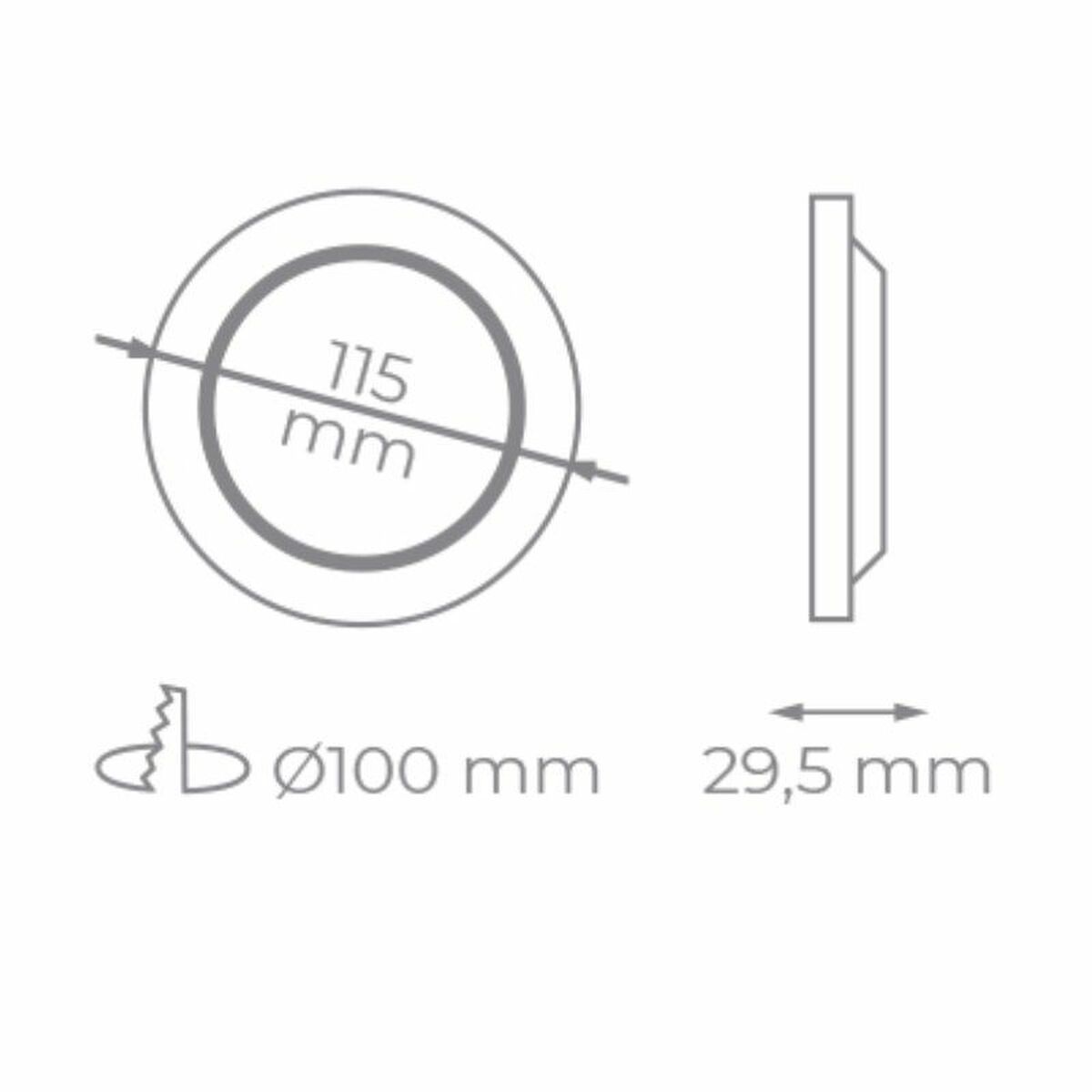 Downlight Iglux IG-54-7R-N 7 W 590 lm (4000 K) - 2