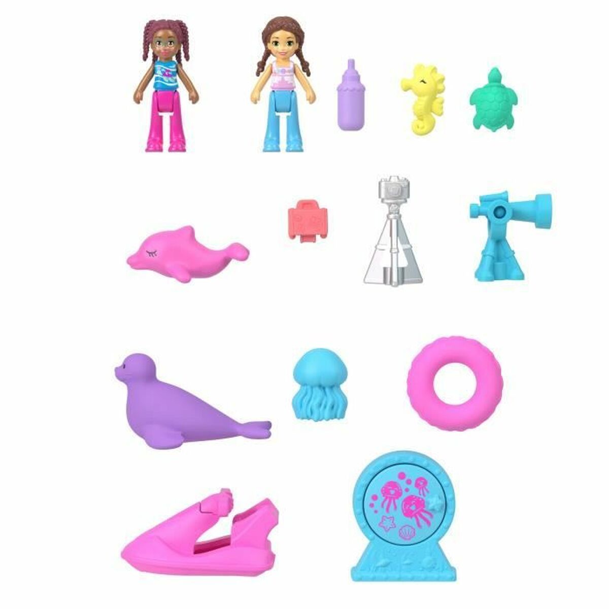 Babydocka med tillbehör Polly Pocket Dolphin Rescue - 2