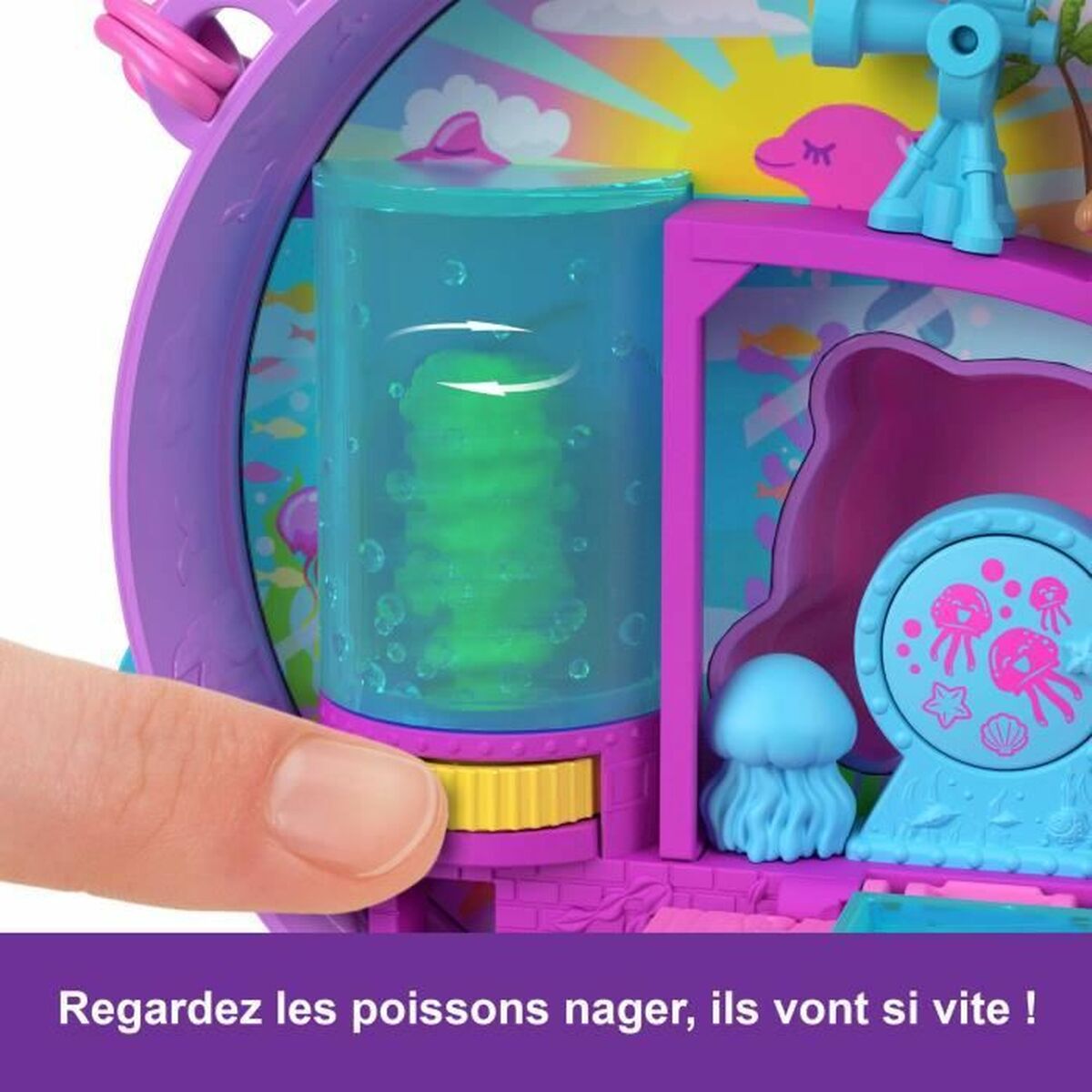 Babydocka med tillbehör Polly Pocket Dolphin Rescue - 6