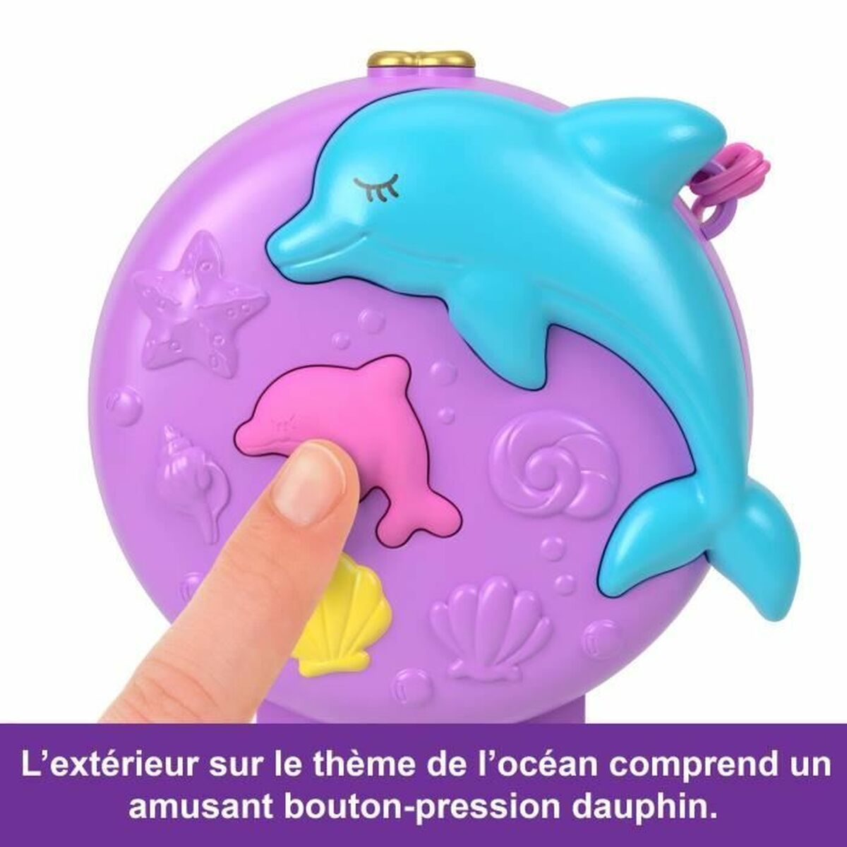 Babydocka med tillbehör Polly Pocket Dolphin Rescue - 4