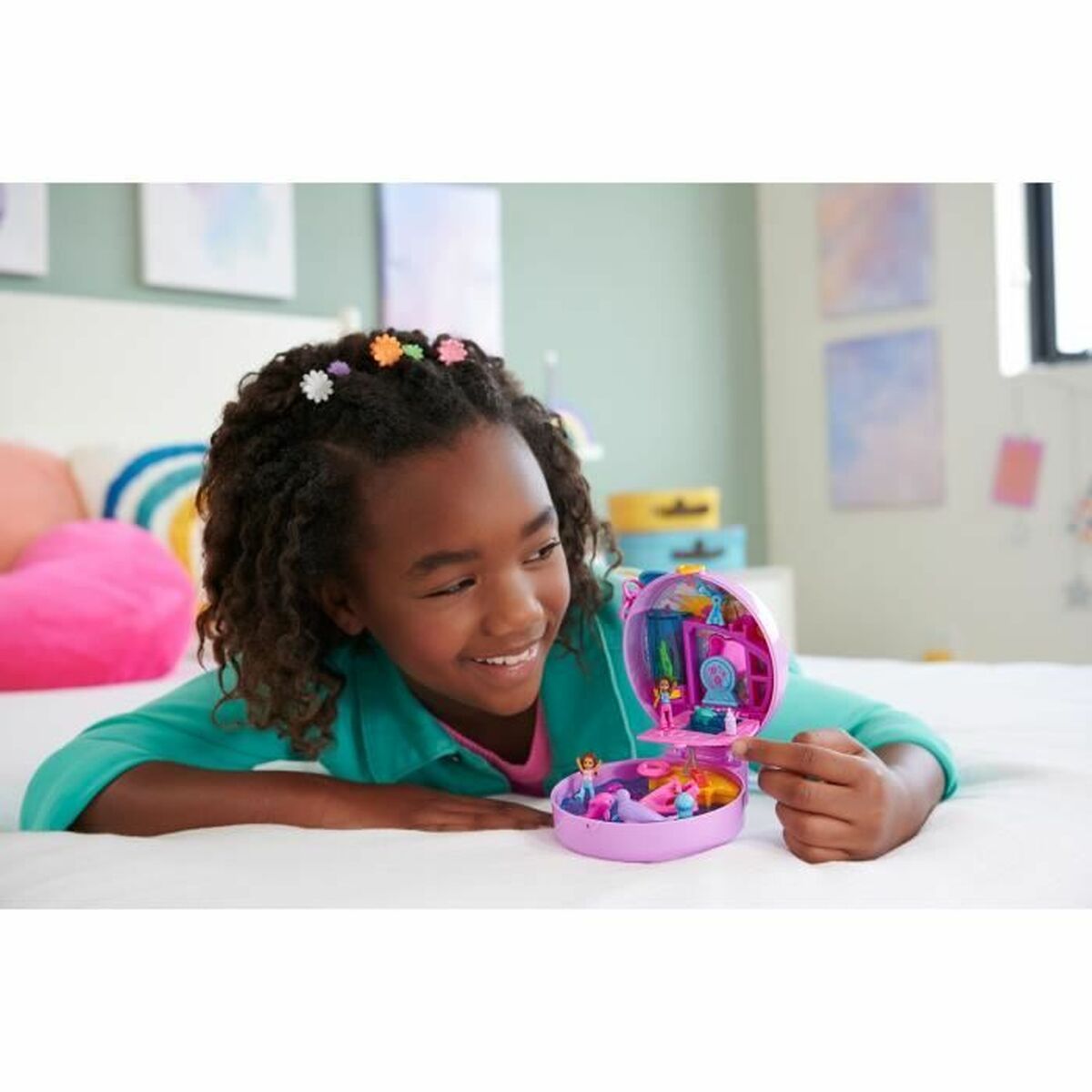 Babydocka med tillbehör Polly Pocket Dolphin Rescue - 3