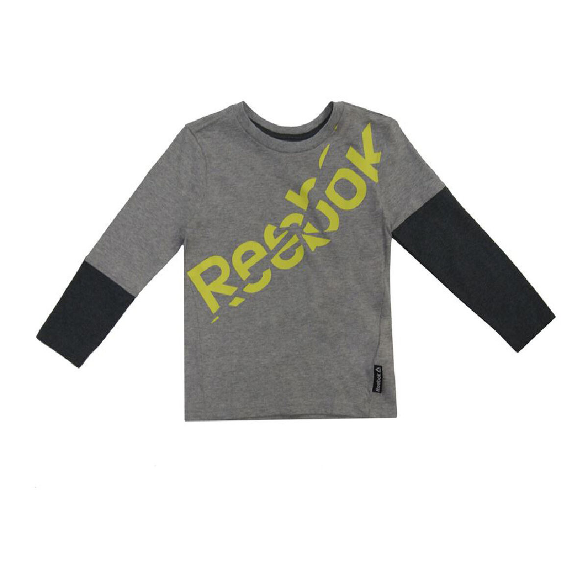 T-shirt med lång ärm Reebok B LS TEE Mörkgrå - 4