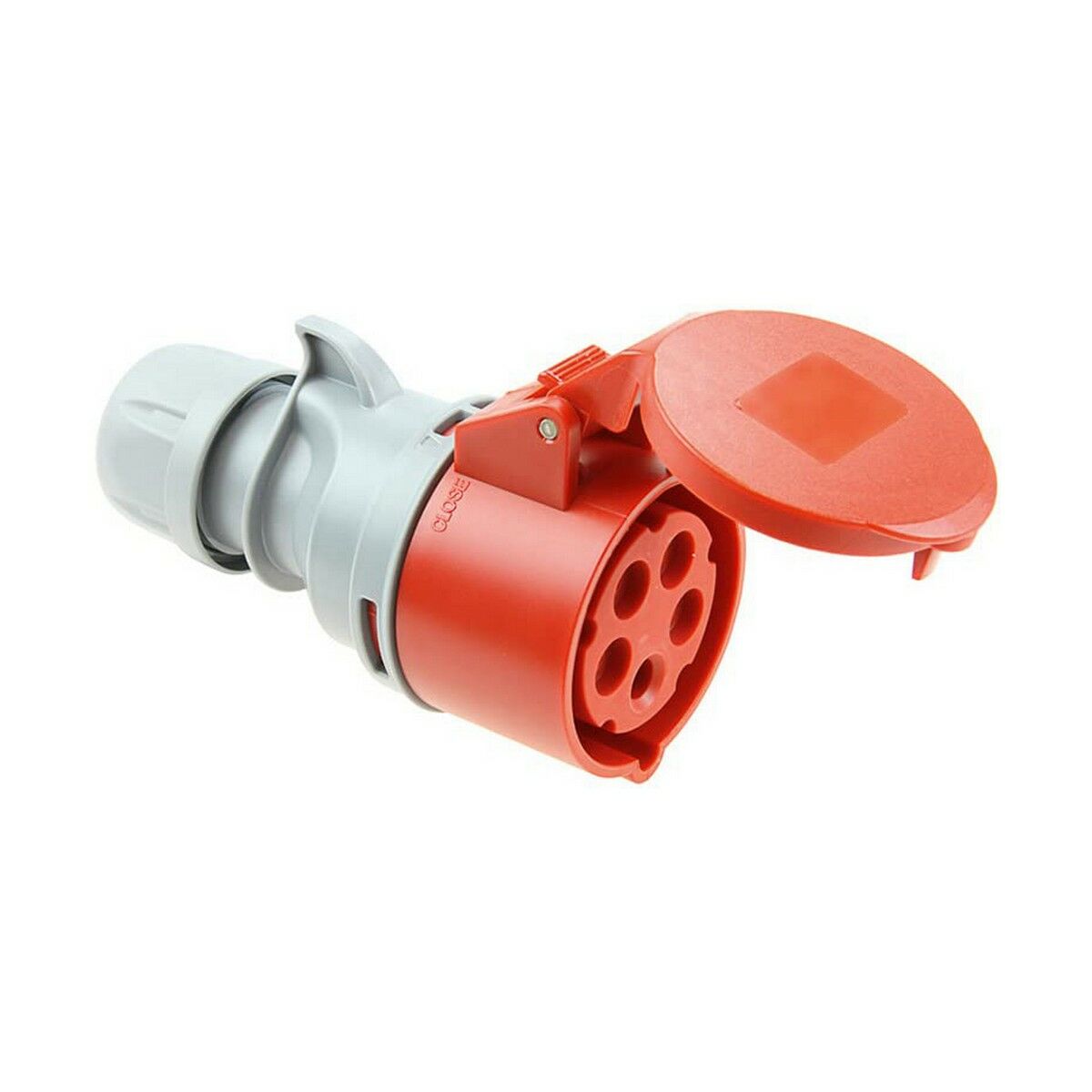 Plug-in base Solera 903154a CETAC Med lock Röd IP44 32 A 400 V Aeriell - 2
