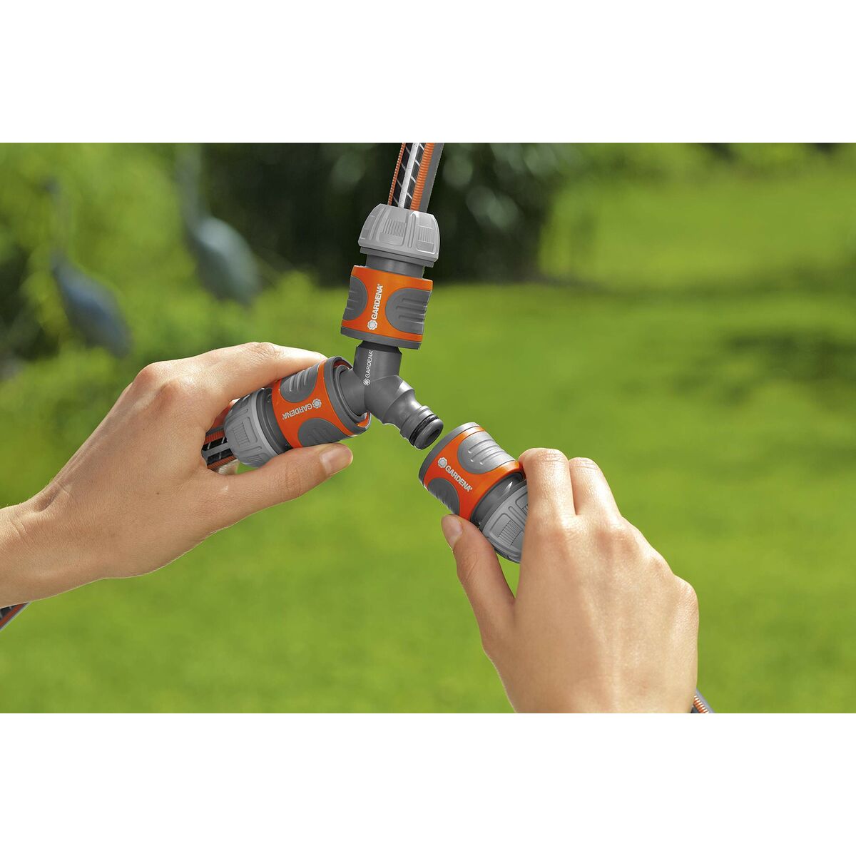 Slanganslutning Gardena 18287-20 Ø 15 mm 1/2" Trippel Bevattningssystem - 7