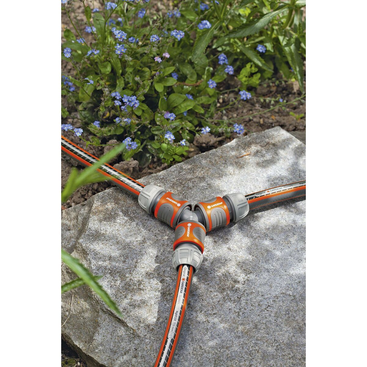 Slanganslutning Gardena 18287-20 Ø 15 mm 1/2" Trippel Bevattningssystem - 6