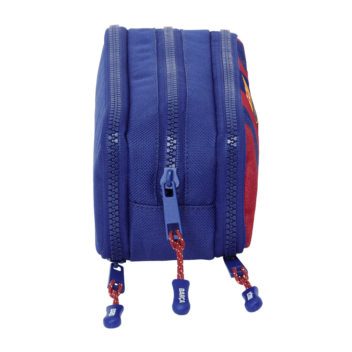 Tredubbel Carry-all F.C. Barcelona 24/25 Rödbrun Marinblå 21 x 8 x 8 cm - 4