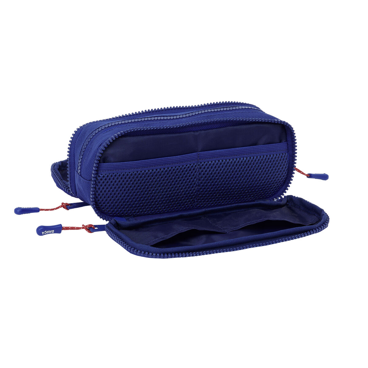 Tredubbel Carry-all F.C. Barcelona 24/25 Rödbrun Marinblå 21 x 8 x 8 cm - 2