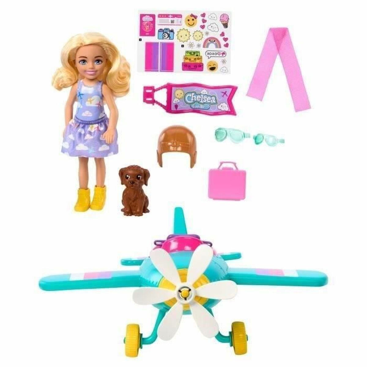 Docka Barbie CHELSEA ET SON AVION - 3