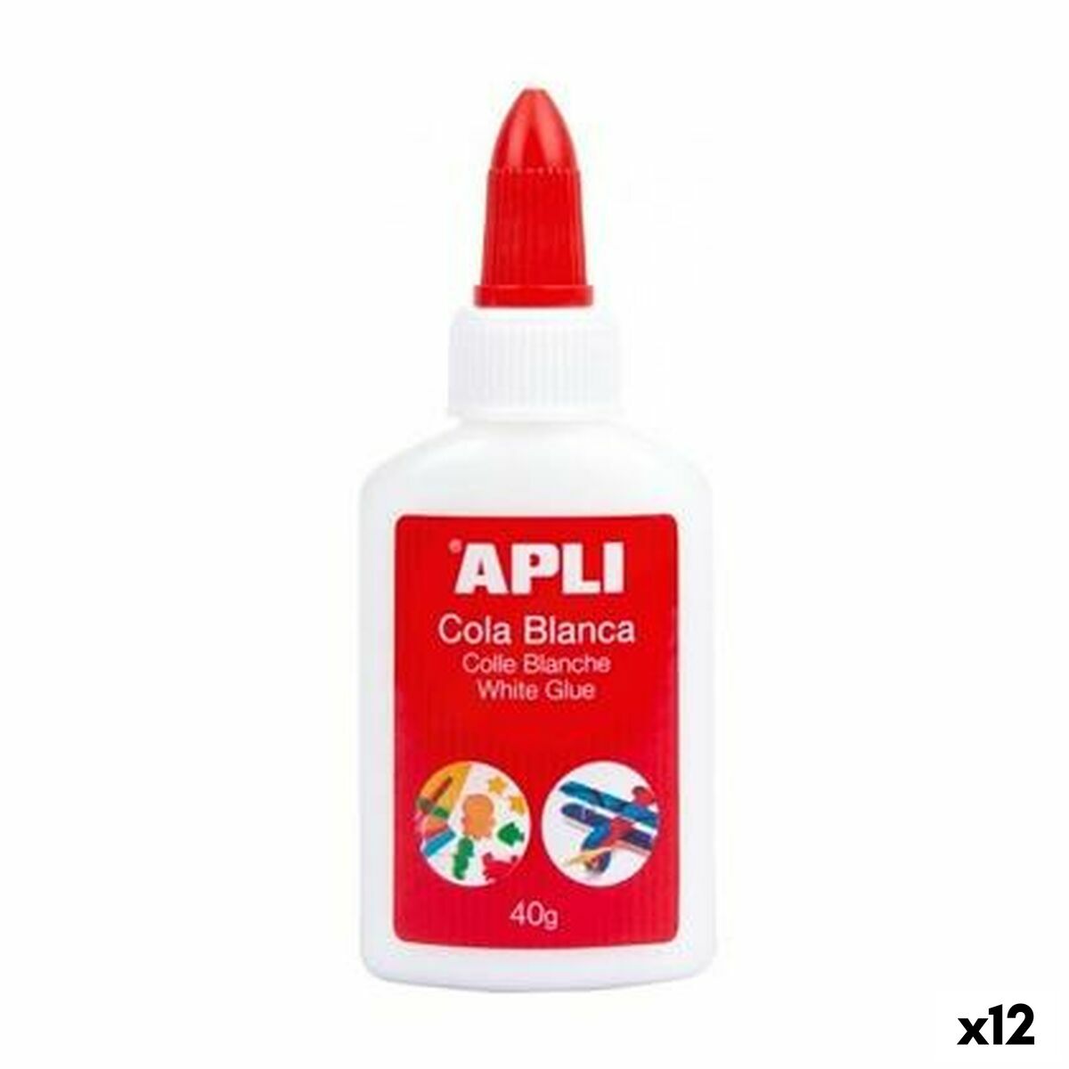 Vit svans Apli 40 g (12 antal)