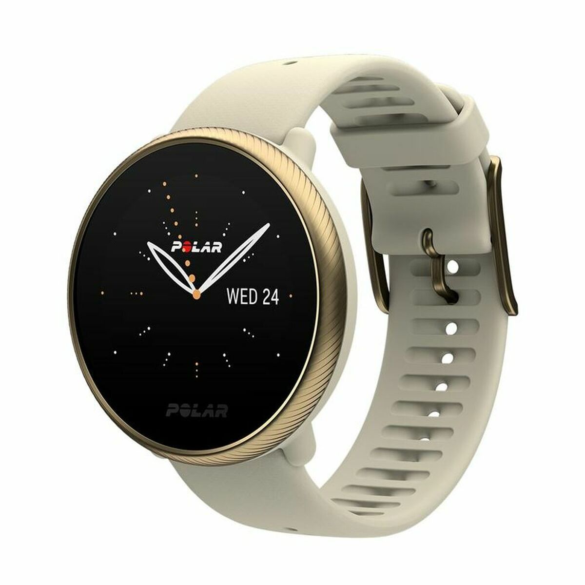 Unisexklocka Polar 90085185 Beige 1,2"
