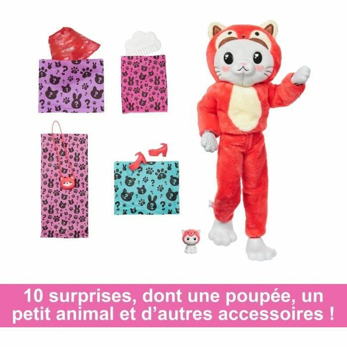 Docka Barbie Cutie Reveal Panda - 5