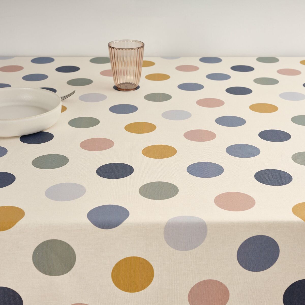 Fläckresistent bordsduk Belum 0120-160 Multicolour 200 x 150 cm Cirklar - 7