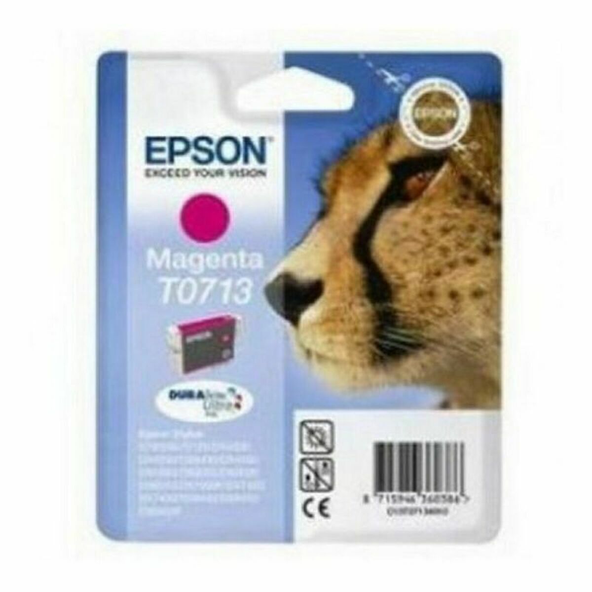 Original Bläckpatron Epson C13T07134022 Magenta Röd
