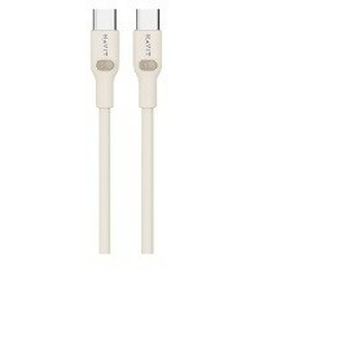 USB-C till USB-C Kabel Havit CB6284 2.0m Beige 2 m