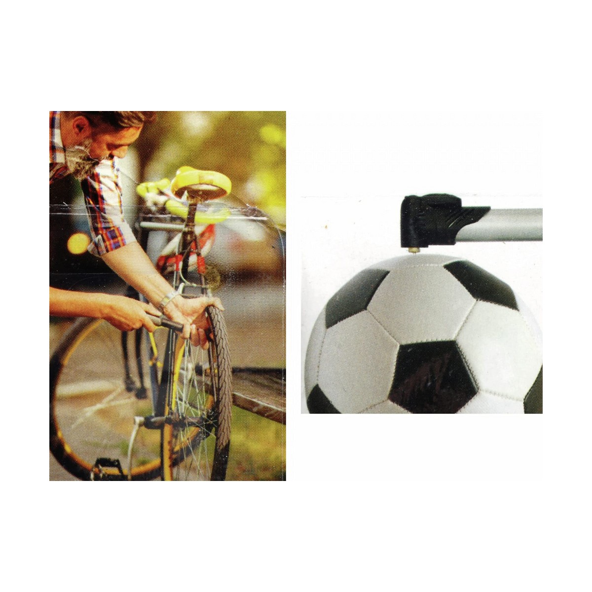 Luftpump Dunlop Mini Svart - 5