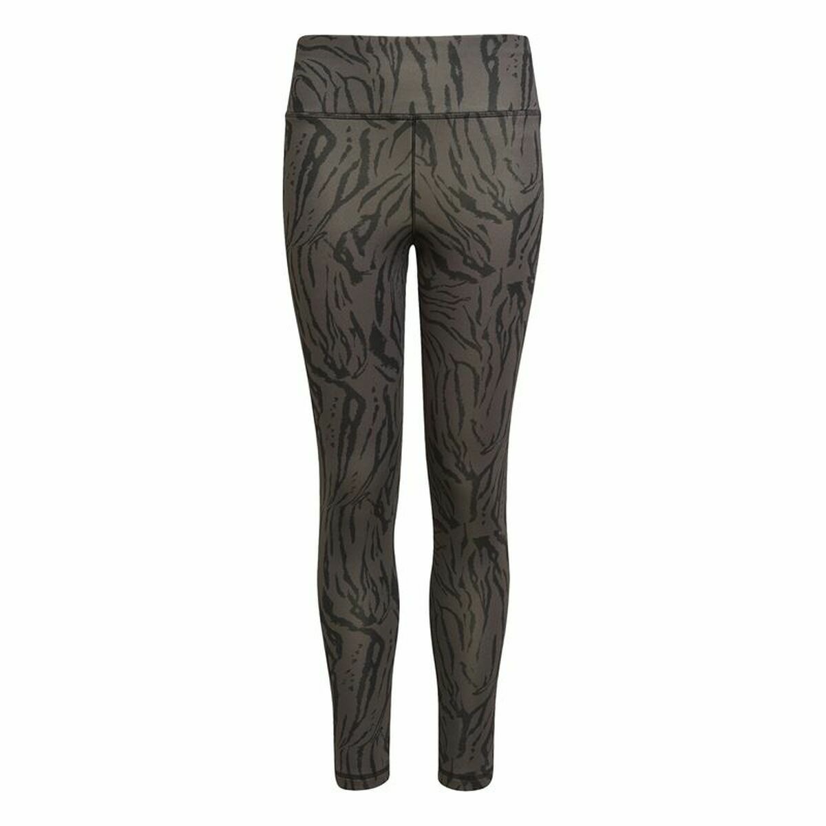 Träningsbyxa barn Adidas 7/8 Sport Animal Print Svart - 12