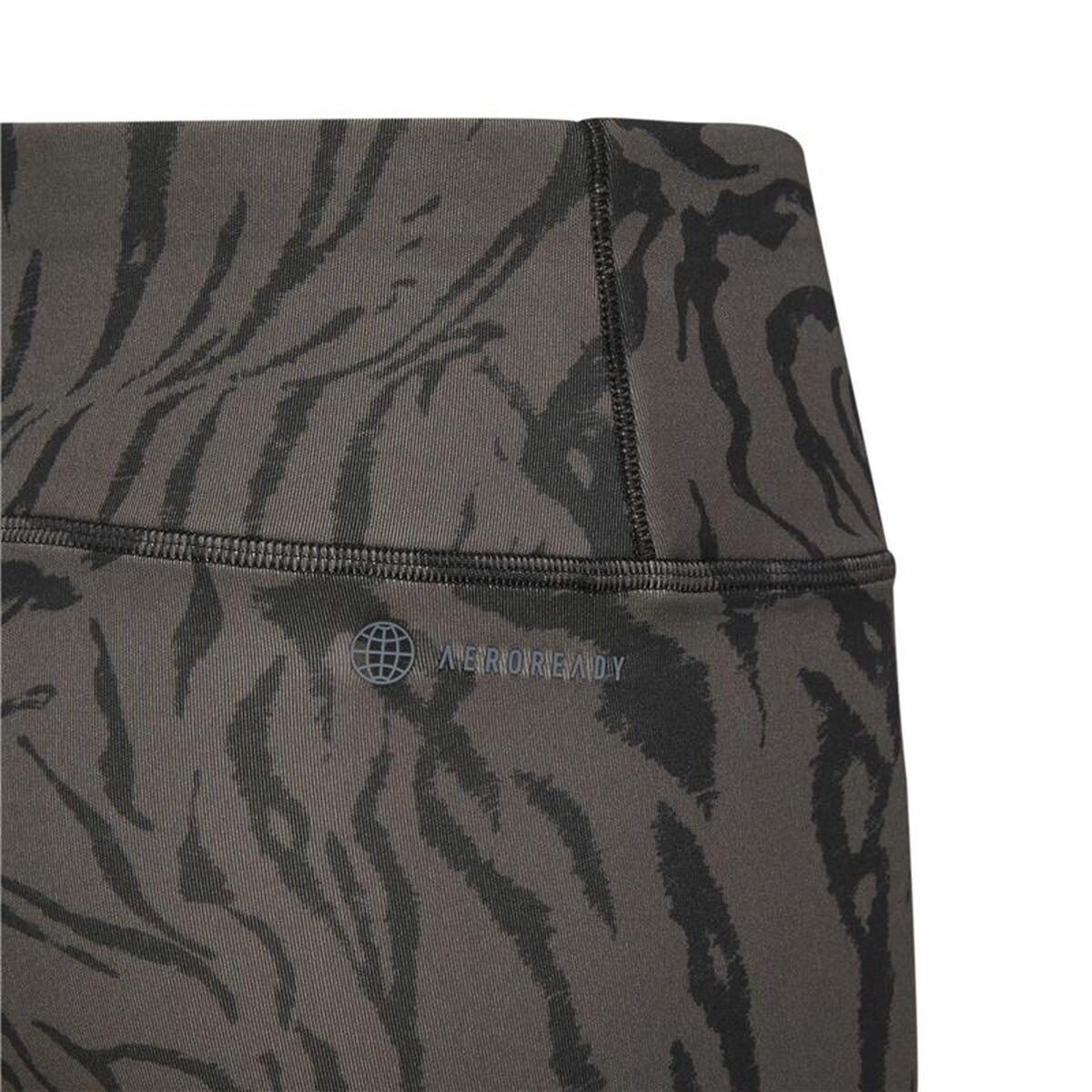 Träningsbyxa barn Adidas 7/8 Sport Animal Print Svart - 14