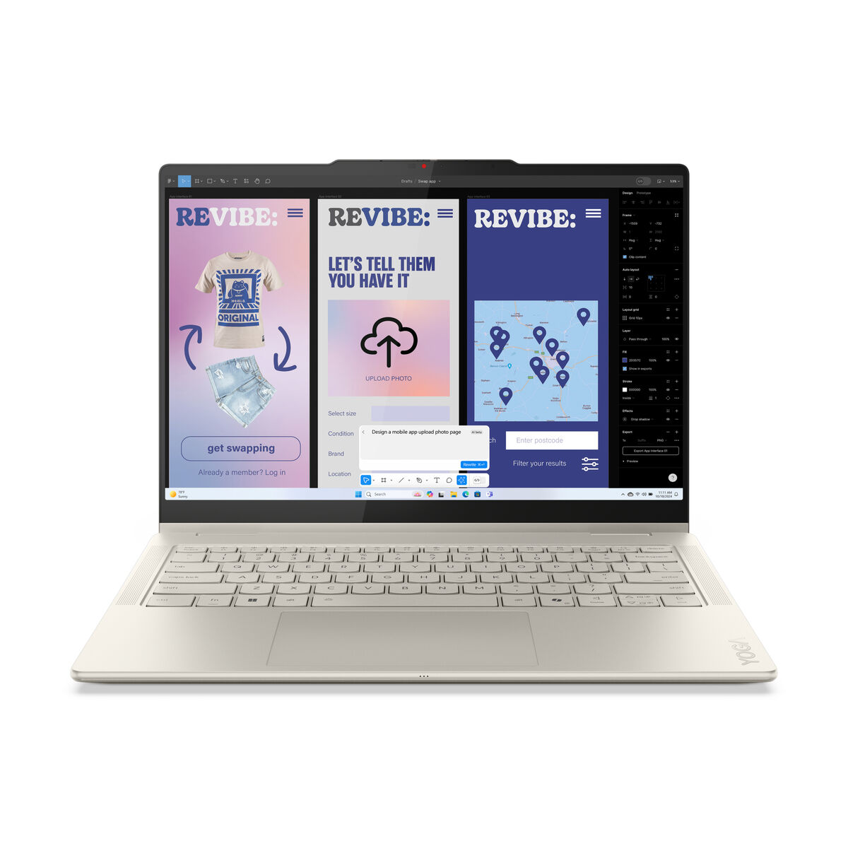 Bärbar dator Lenovo 83JQ0031SP 14" Intel Core Ultra 7 258V 1 TB SSD Qwerty Spanska