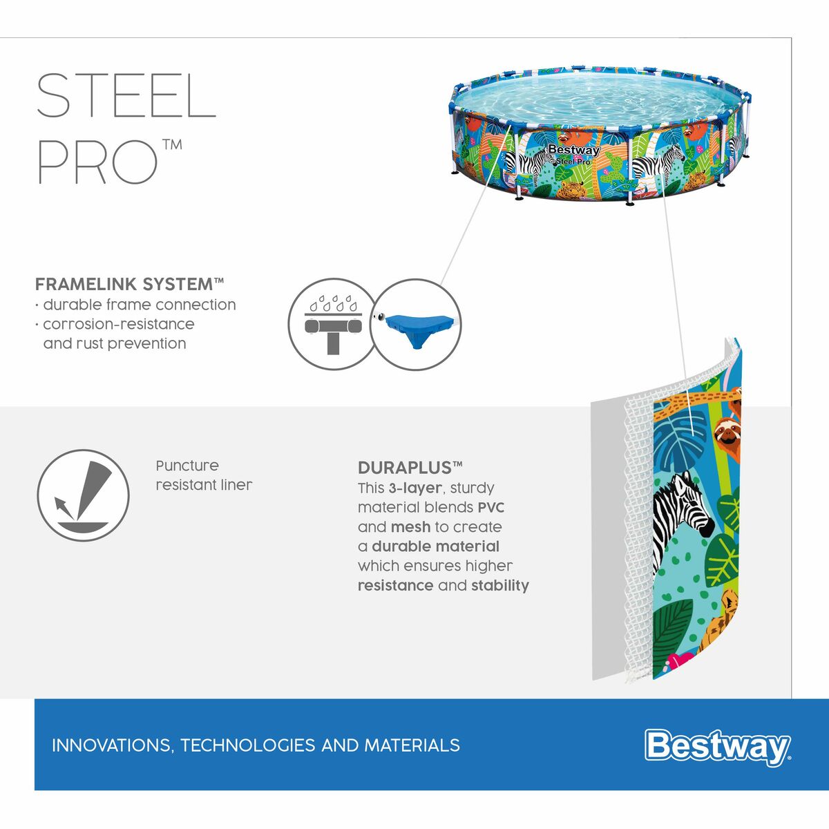 Bollhav Bestway Steel Pro 305 x 66 cm - 6