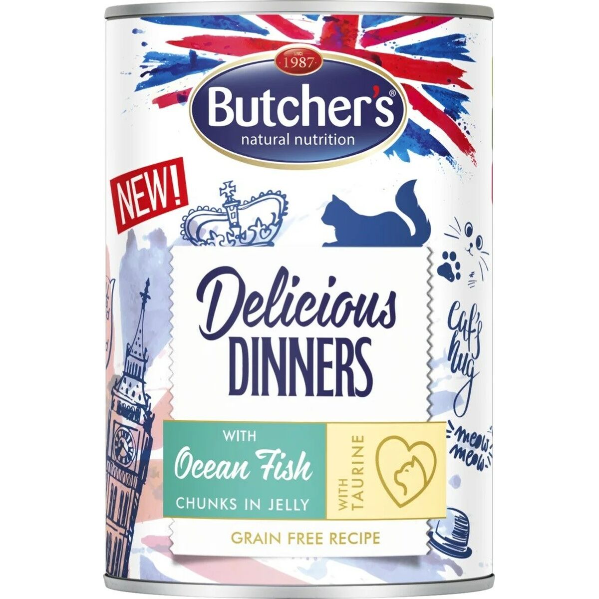 Kattmat Butcher's Ocean Kyckling Fisk 400 g