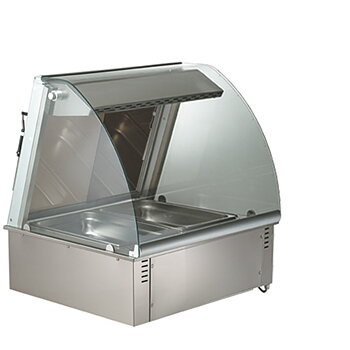 Drop-in befuktad ventilation varma display, 2x GN 1/1