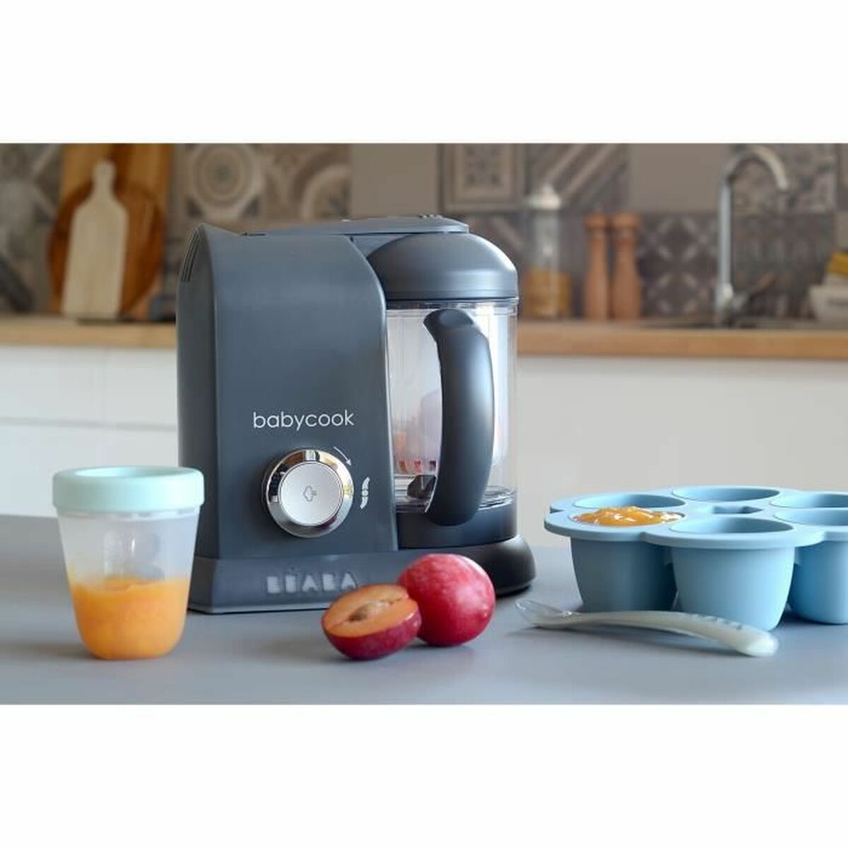 Köksrobot Béaba Babycook Solo Grå 1,1 L 4-i-1 - 3