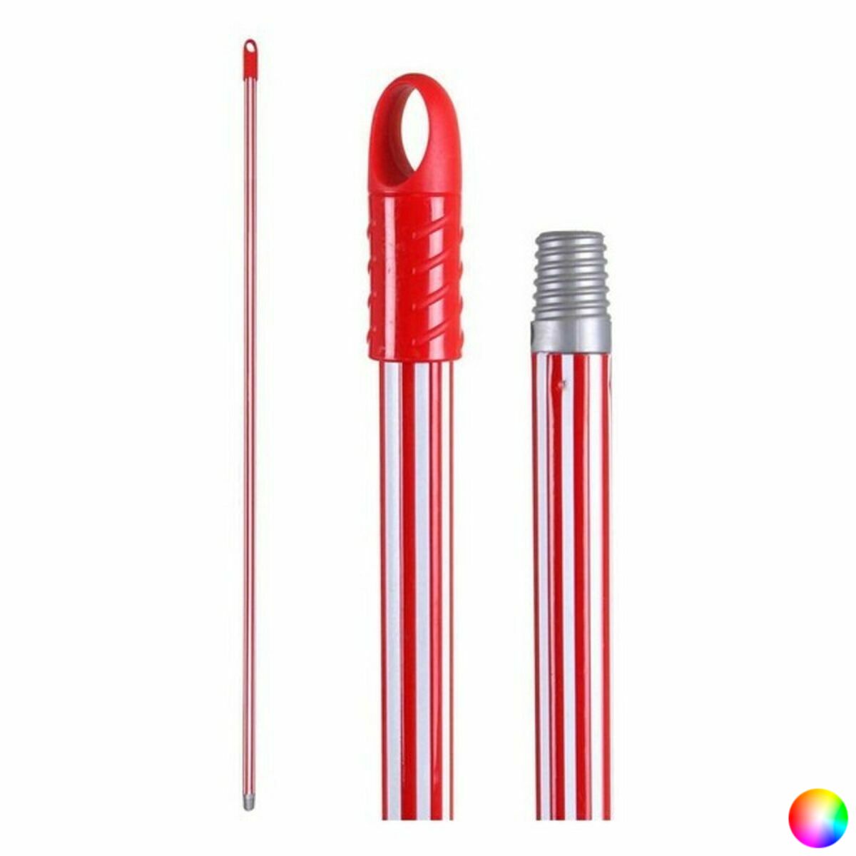 Sopborstskaft Supernet Vit 140 x 2 cm