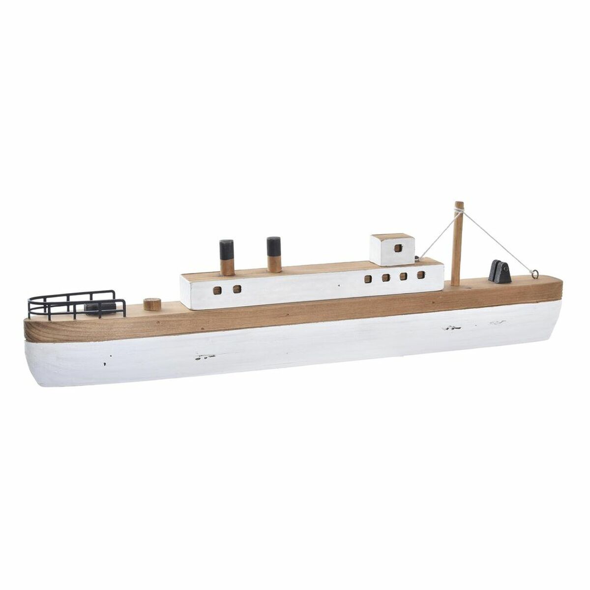 Prydnadsfigur DKD Home Decor 59 x 6 x 16 cm Vit Barco - 4