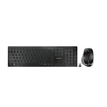 Trådlöst Tangentbord och Mus Cherry JD-9500ES-2 Grå spanska Qwerty Spanska