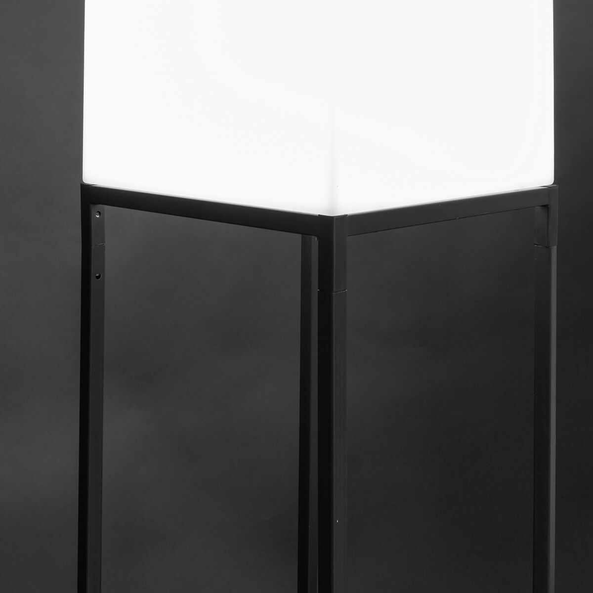 Golvlampa Block Vit Grå E27 38 x 38 x 155 cm - 2