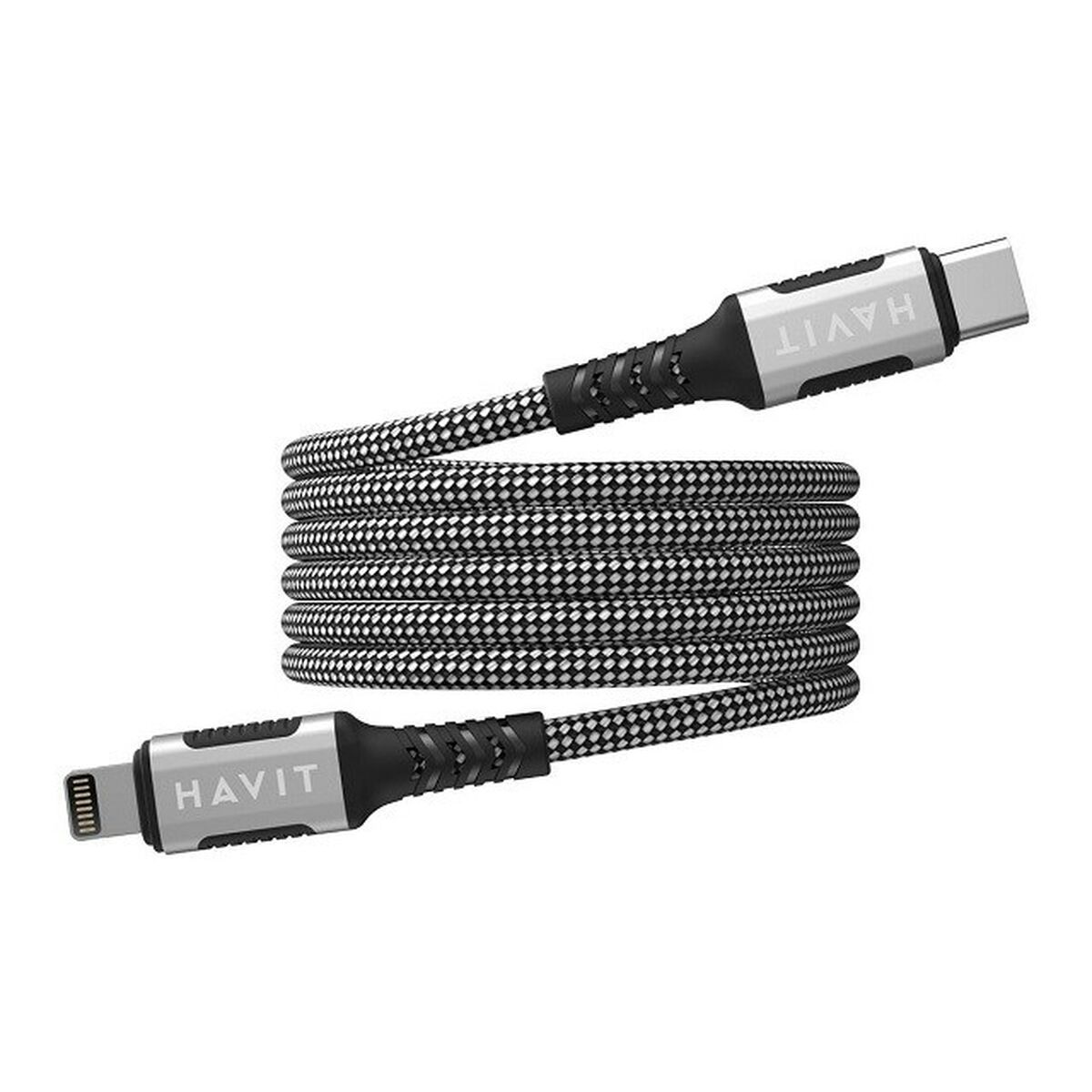 Kabel USB-C till Lightning Havit CB6298 Svart 1 m