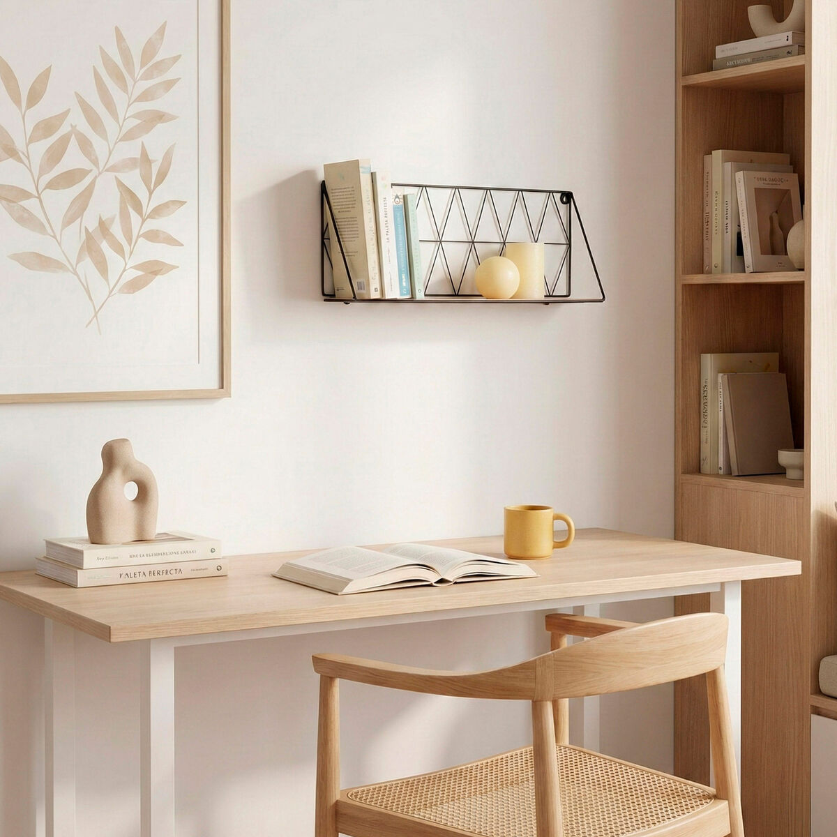 Hyllor Max Home Järn Trä MDF 48 X 20 X 13 CM (6 antal) - 3