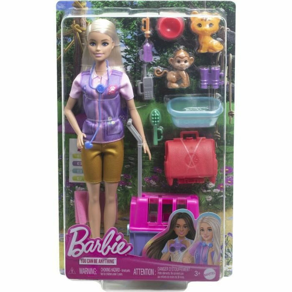 Docka Barbie SAUVETEUSE D'ANIMAUX - 2