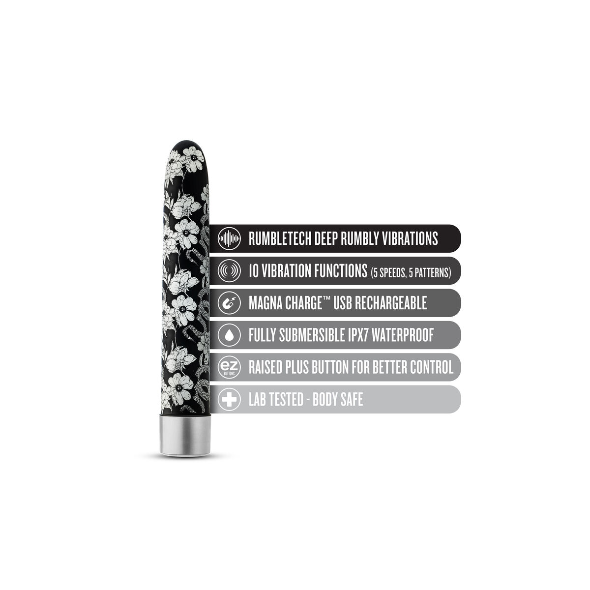 Patronvibrator Blush The Collection Svart - 6