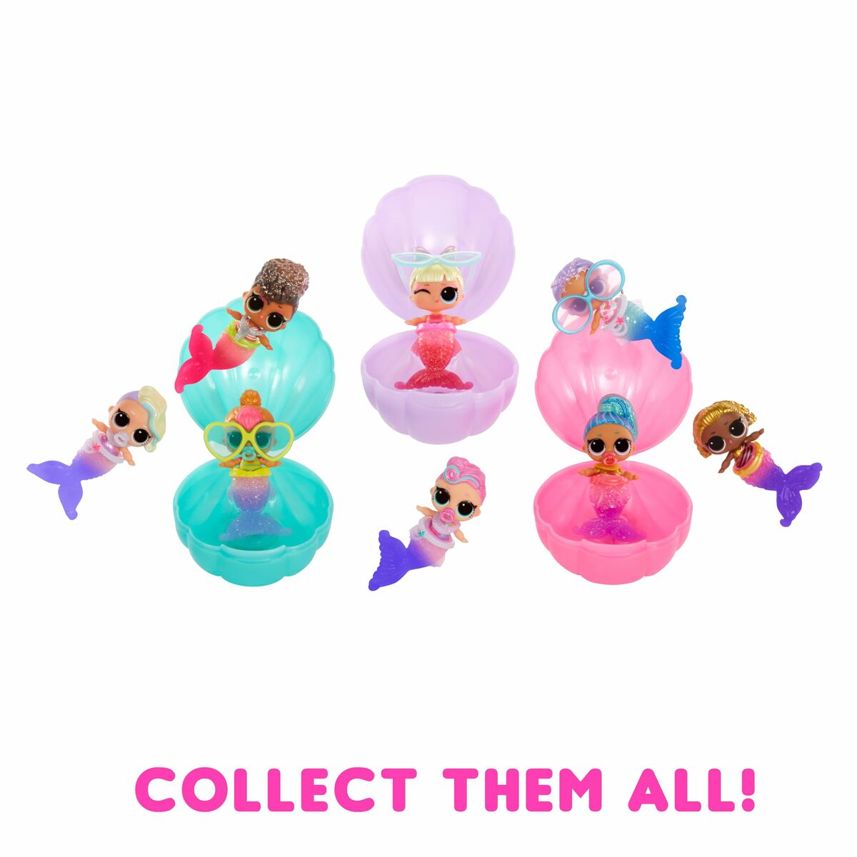 Babydocka med tillbehör Rainbow High LOL Surprise - Baby Mermaids - 7