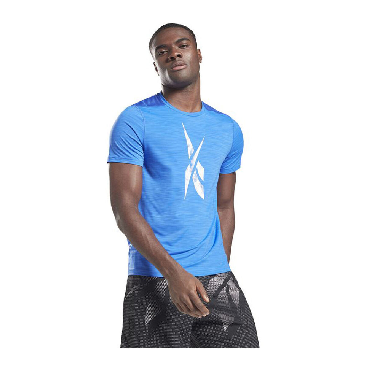T-shirt med kortärm Herr Reebok Workout Ready Activchill Blå - 6