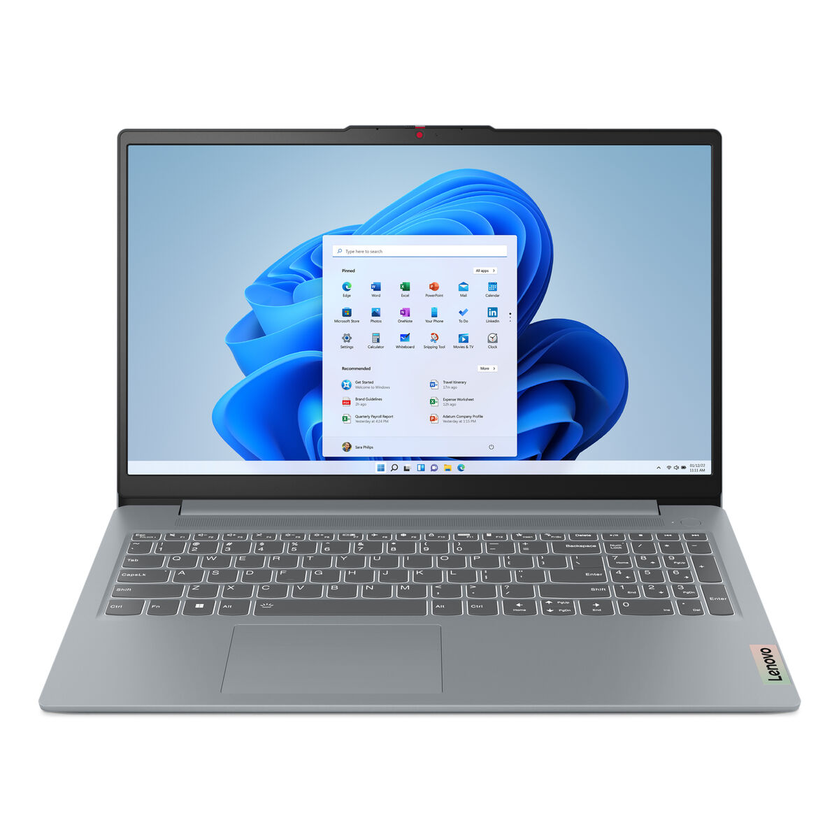 Bärbar dator Lenovo Slim 3 15ABR8 15,6" 16 GB RAM 512 GB SSD Qwerty Spanska