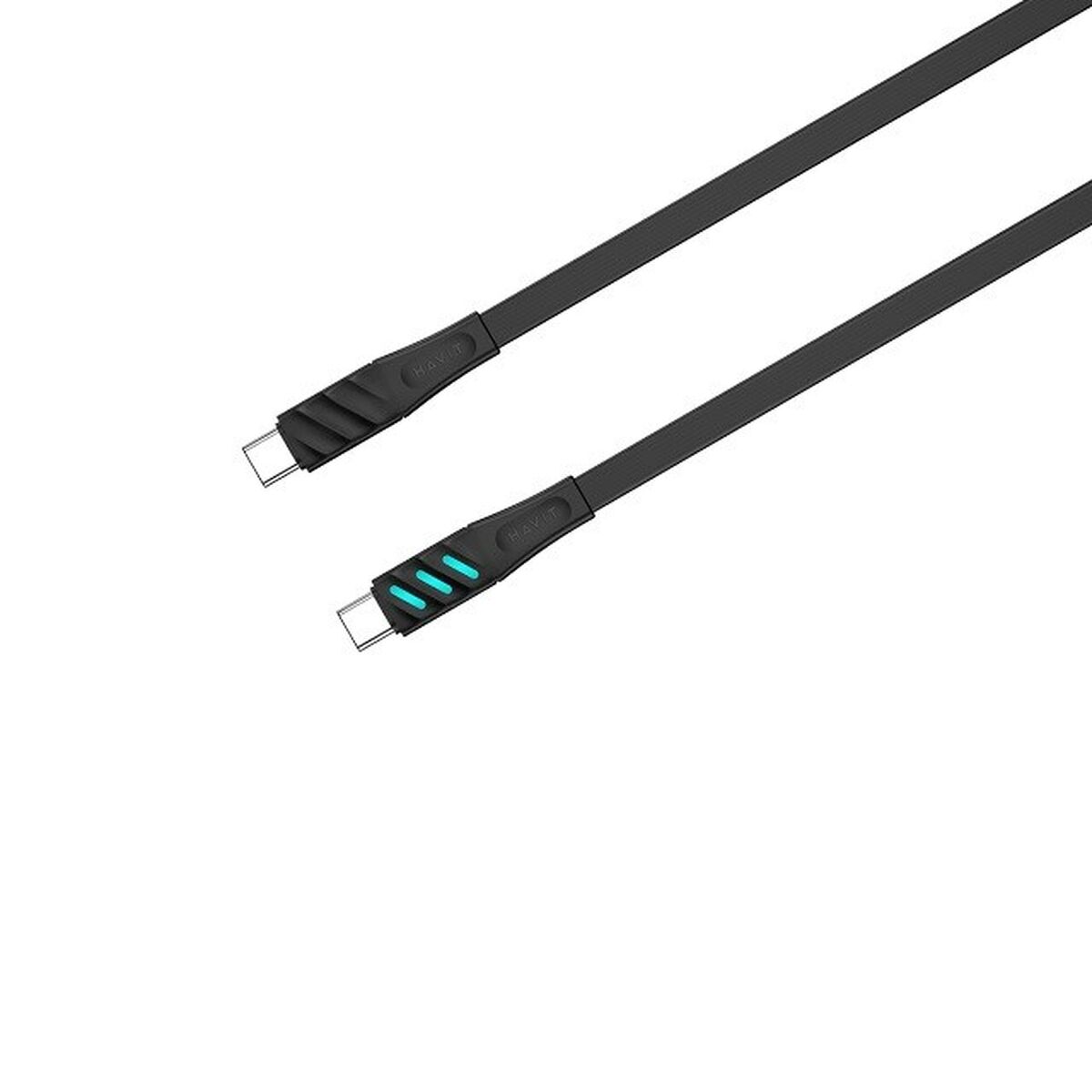 USB-C till USB-C Kabel Havit CB6255 Svart 1 m - 3