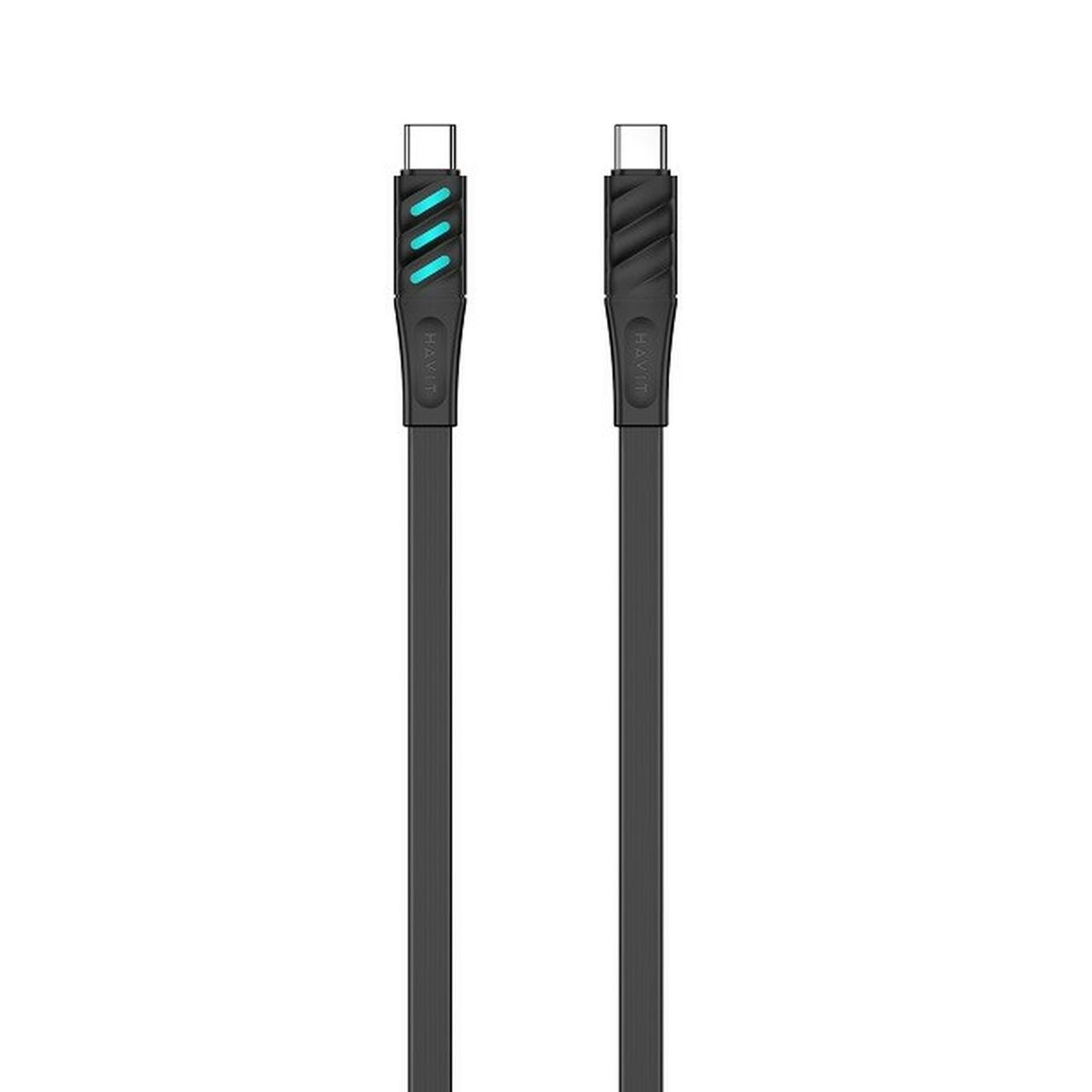 USB-C till USB-C Kabel Havit CB6255 Svart 1 m