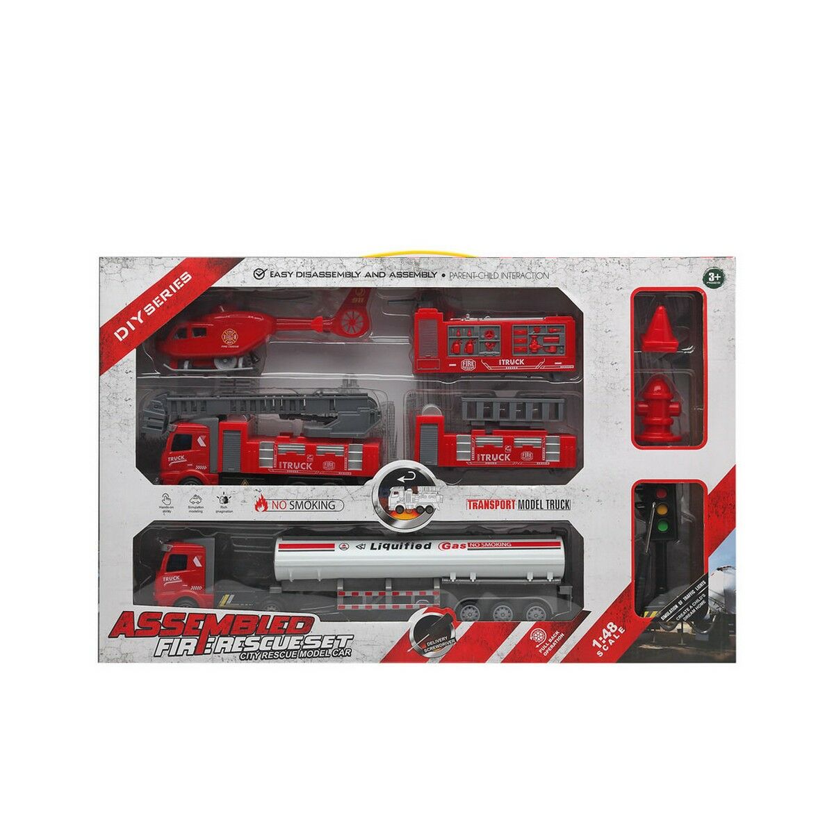 Fordonsspel Fire Rescue 54 x 34 cm - 4
