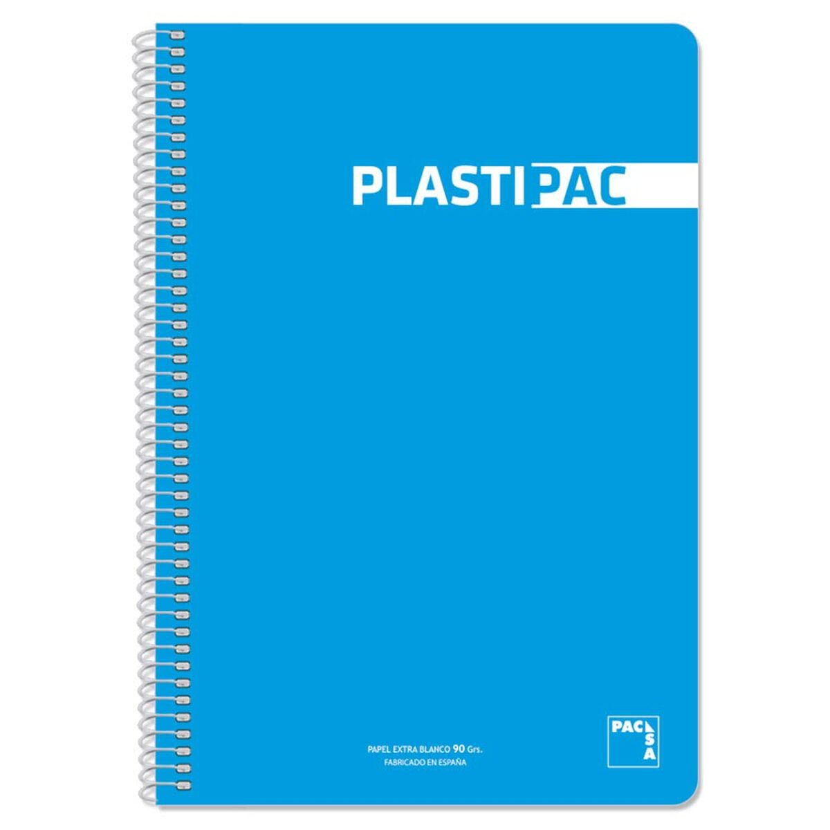 Anteckningsbok Pacsa Plastipac Turkos Din A4 5 Delar 80 Blad - 2