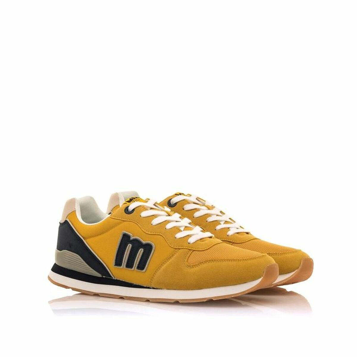 Sportskor Casual Herr Mustang Joggo Lottos Gul - 3