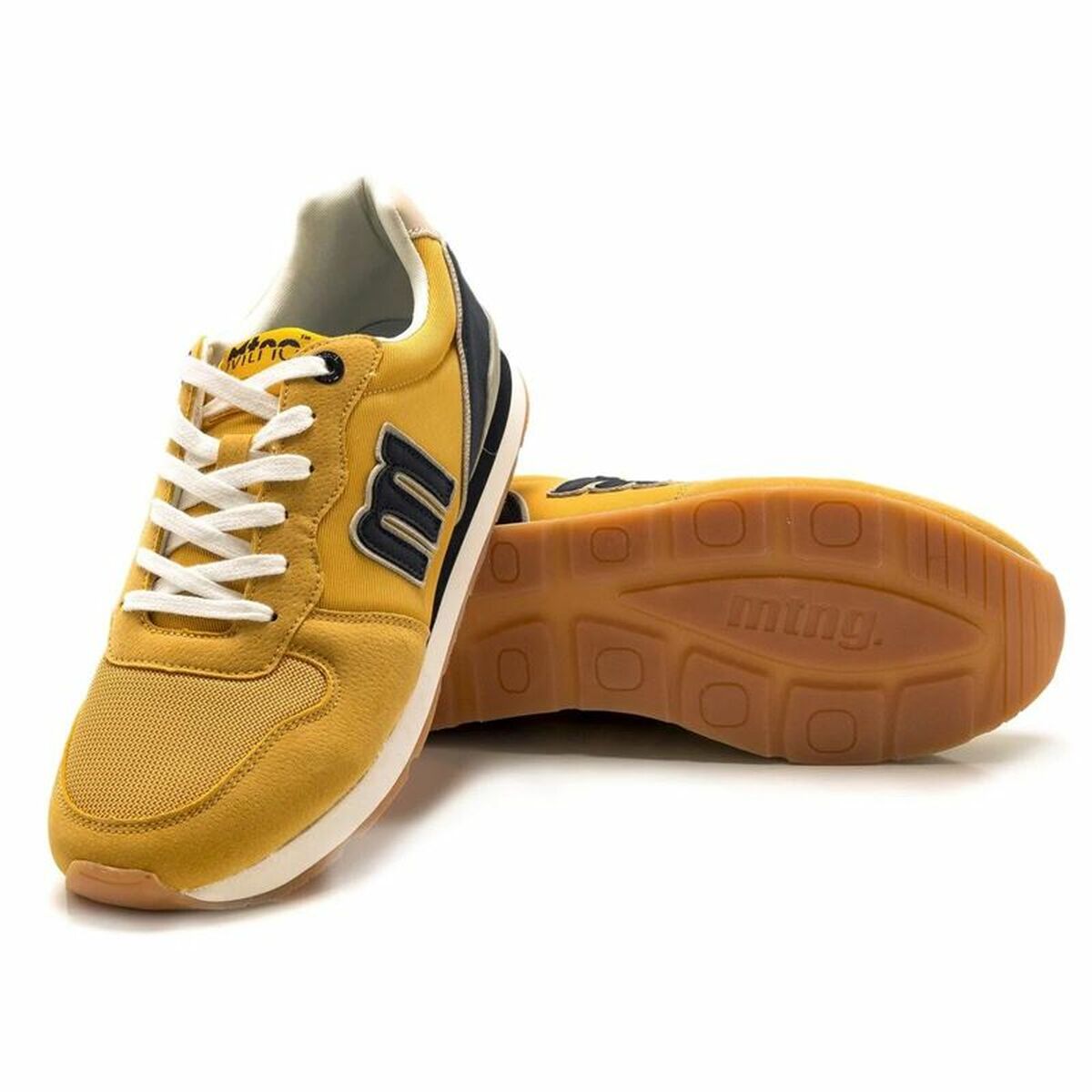 Sportskor Casual Herr Mustang Joggo Lottos Gul - 6