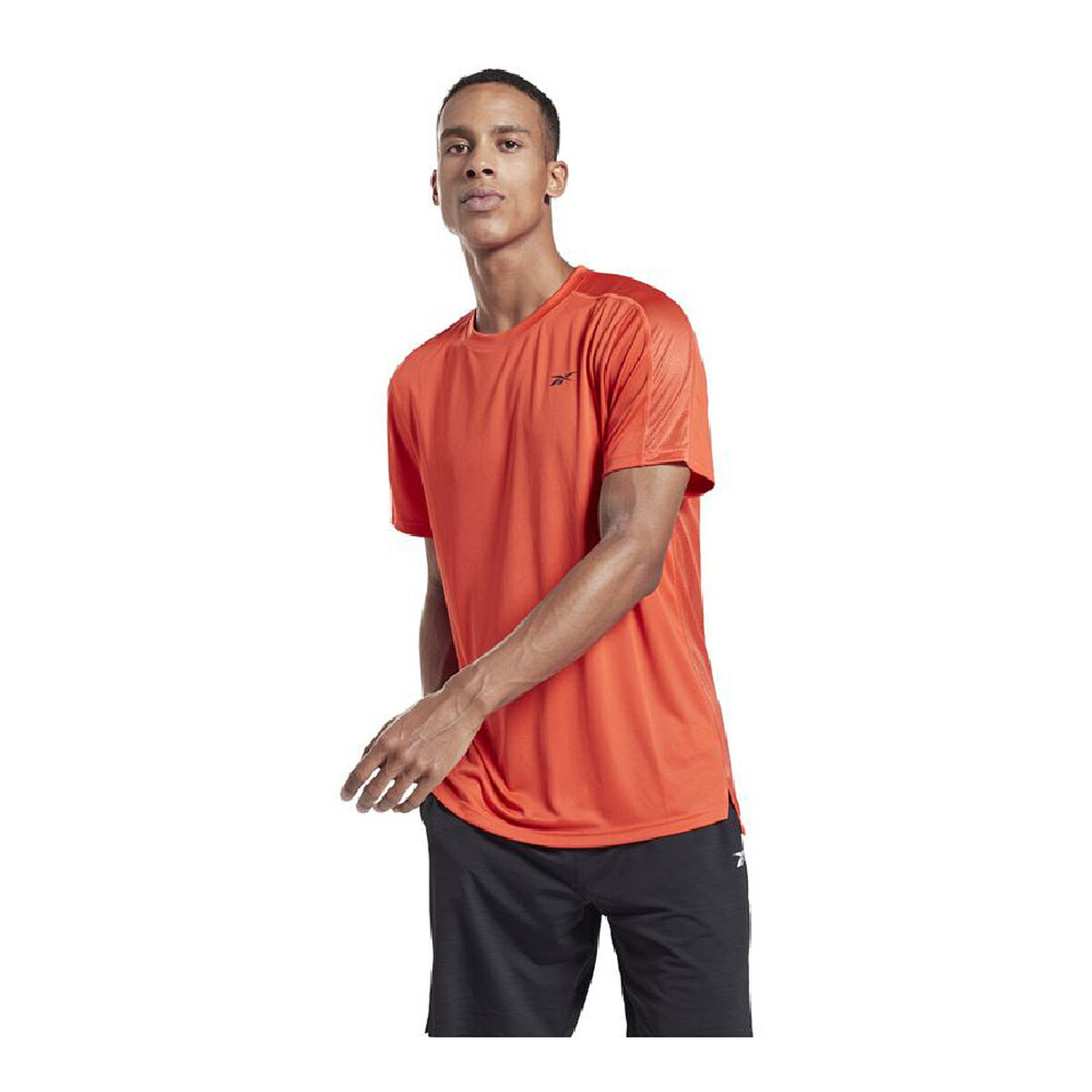 T-shirt med kortärm Herr Reebok Workout Ready Tech Orange - 6
