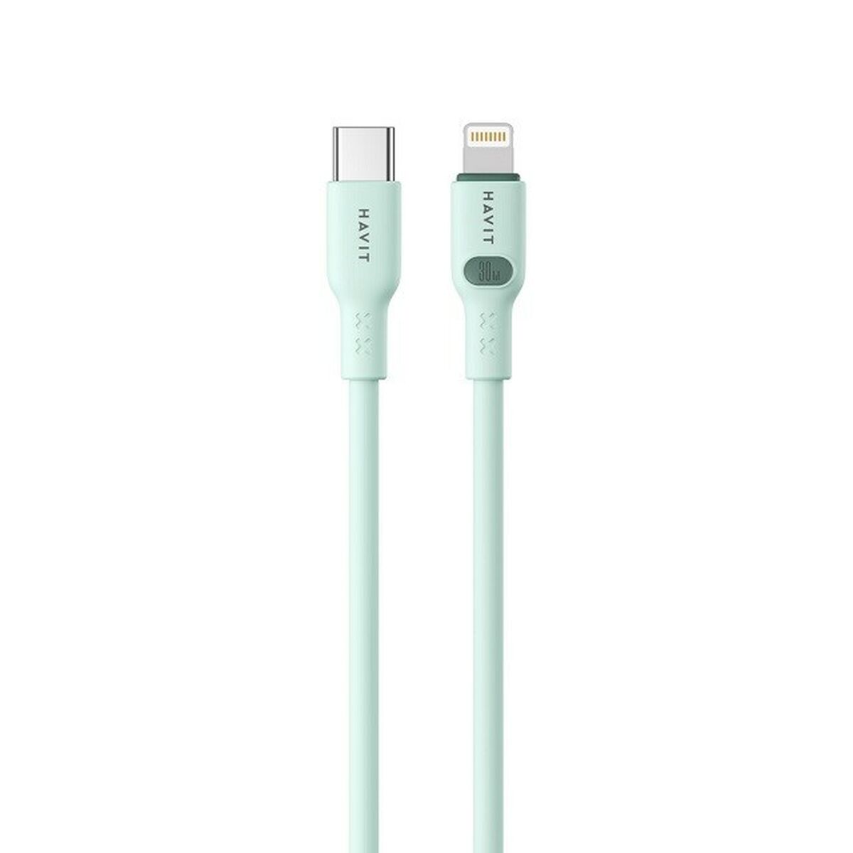 Kabel USB-C till Lightning Havit CB6281 1.0m Grön 1 m