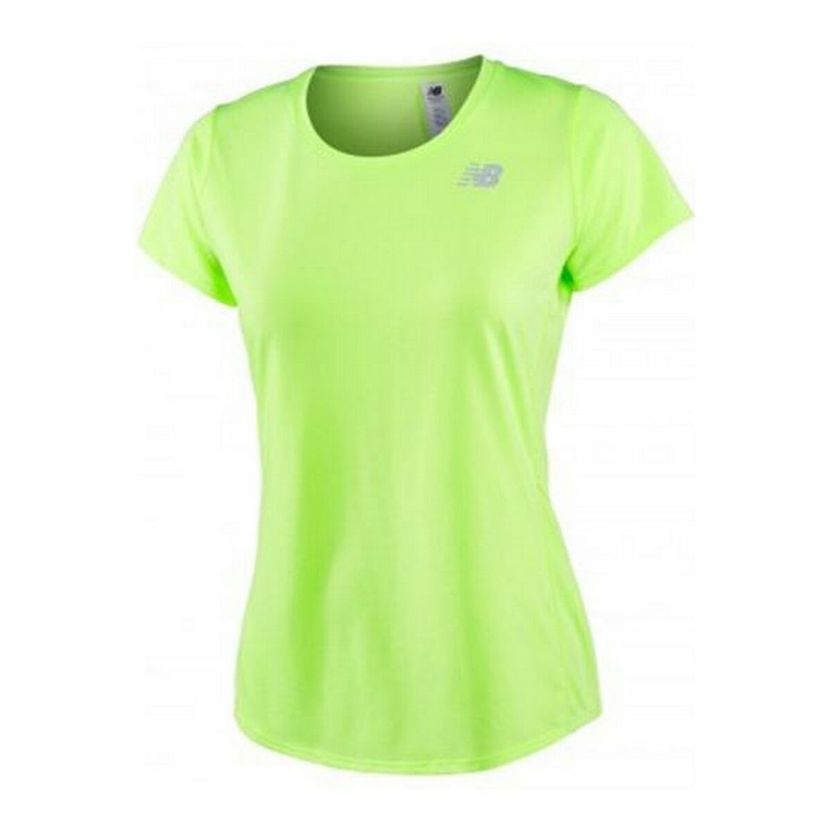 T-shirt med kortärm Dam ACCELERATE New Balance WT73128 BIO Gul - 9