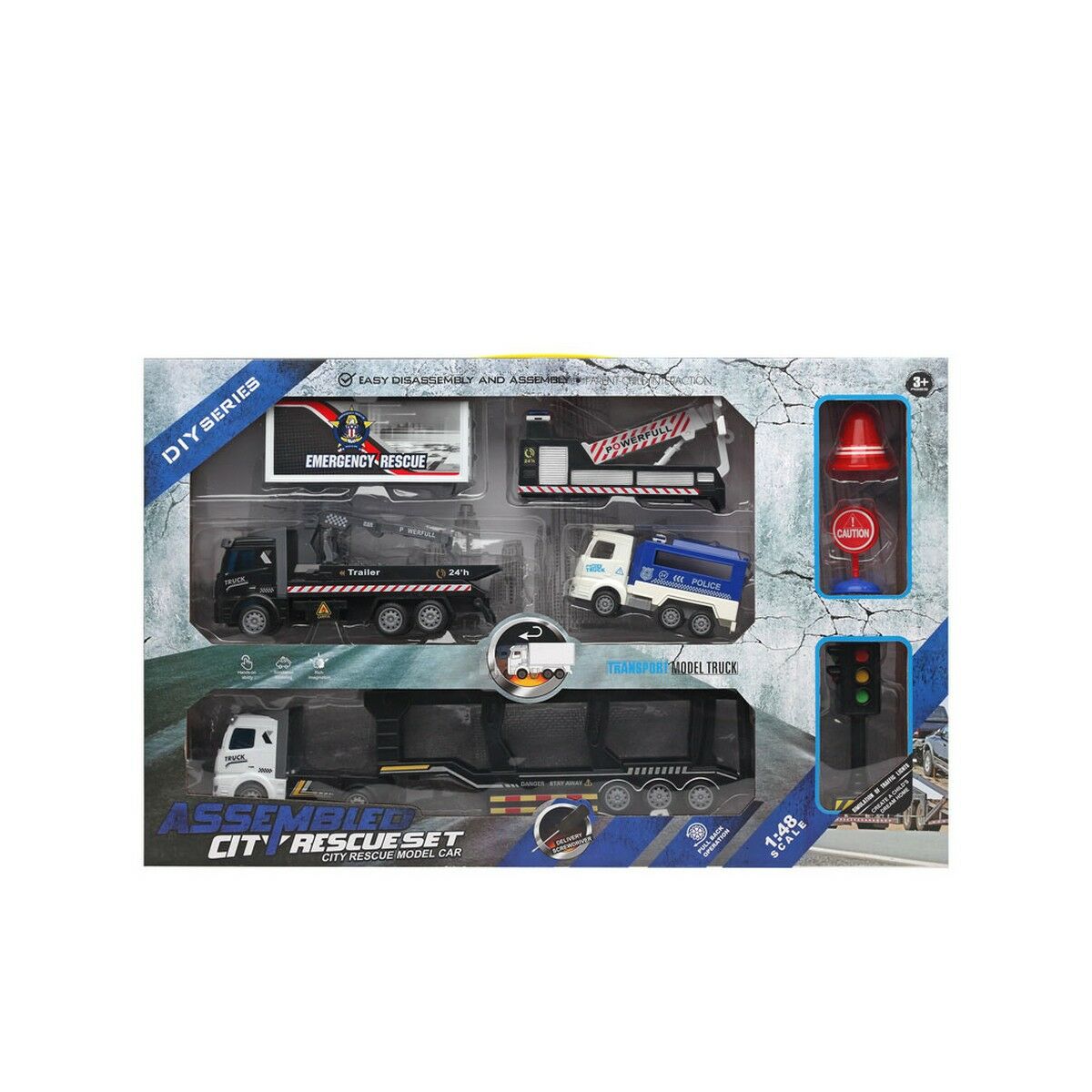 Fordonsspel City Rescue 54 x 34 cm - 2