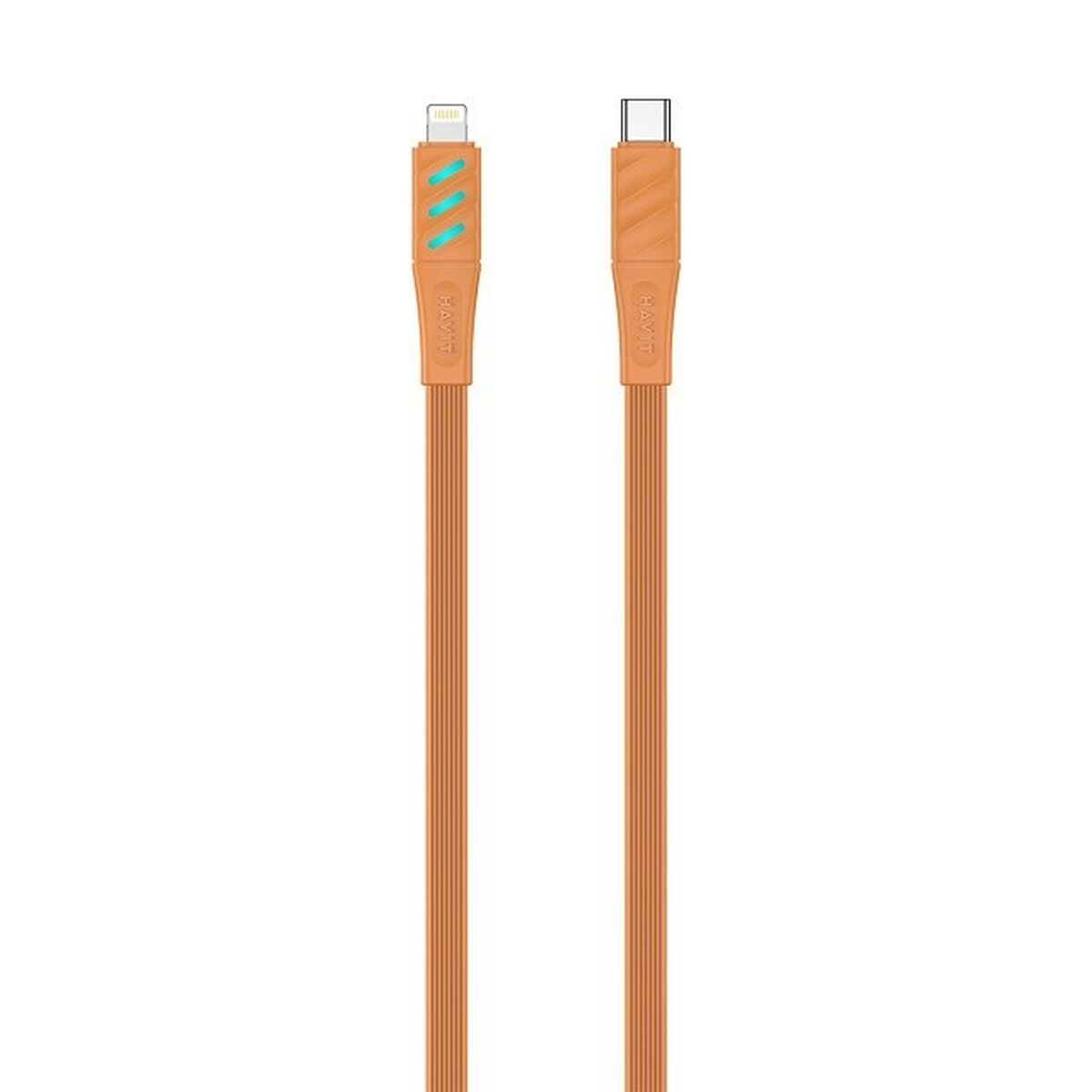 Kabel USB-C till Lightning Havit CB6255 Orange 1 m - 3