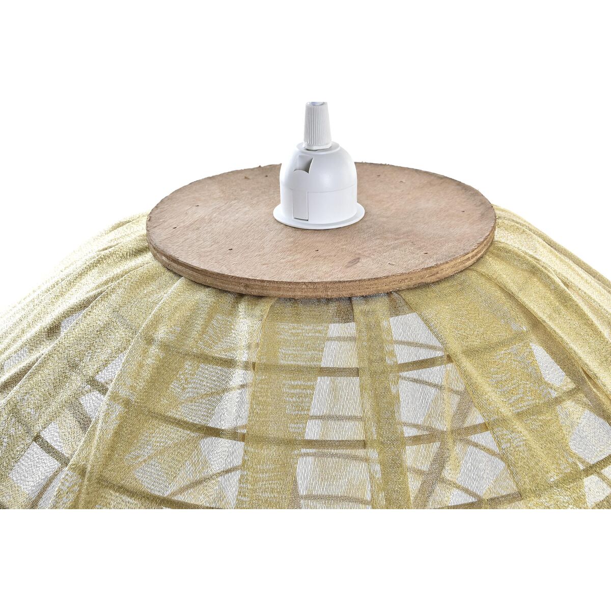 Taklampa DKD Home Decor Naturell Gyllene Brun Bambu 50 W (42 x 42 x 26 cm) - 10