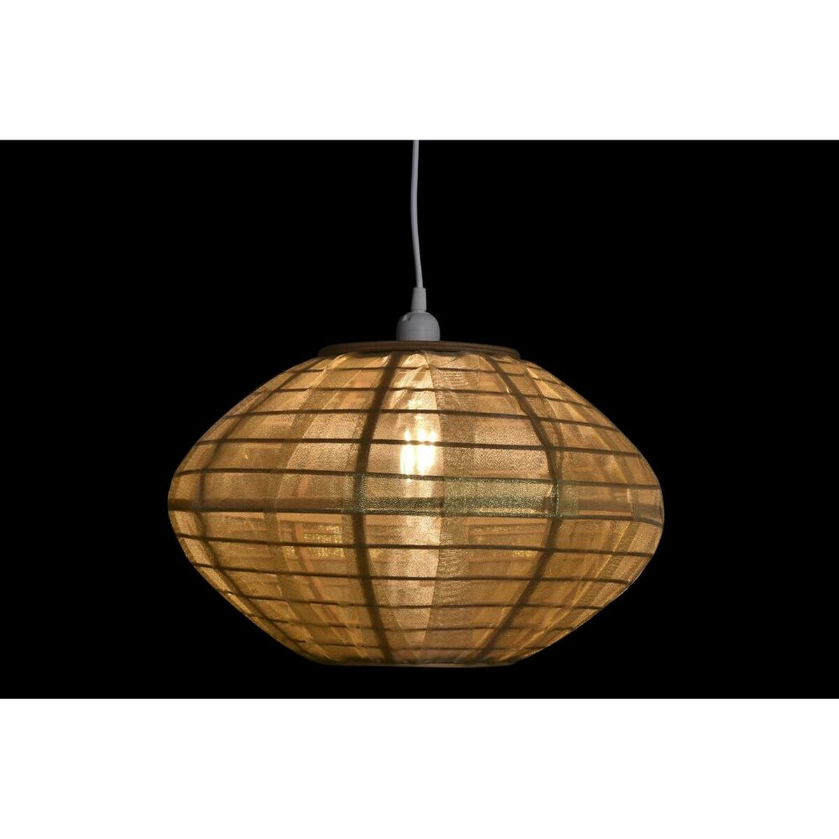 Taklampa DKD Home Decor Naturell Gyllene Brun Bambu 50 W (42 x 42 x 26 cm) - 13